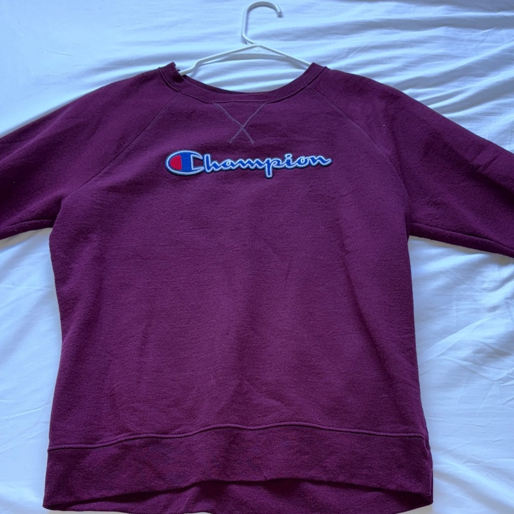 Champion Burgundy Crewneck Sweatshirt